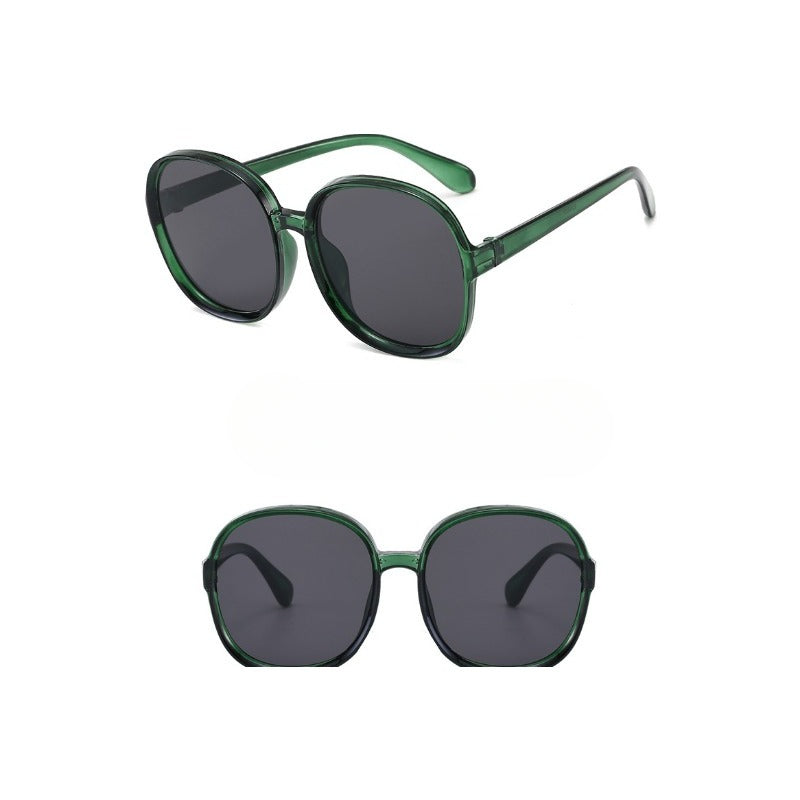 Wholesale Circular Large Frame PC Sunglasses